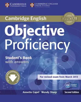 Capel / Sharp / Jones |  Objective Proficiency. Self-study Student's Book with answers | Buch |  Sack Fachmedien