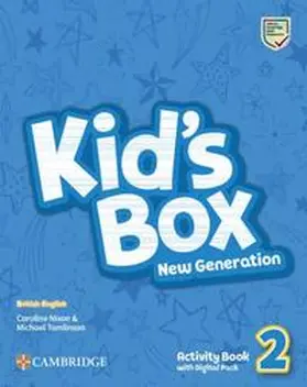 Nixon / Tomlinson |  Kid's Box New Generation. Level 2. Activity Book with Digital Pack | Buch |  Sack Fachmedien