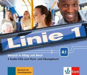 Harst / Kaufmann / Moritz |  Linie 1 A1 - 4 Audio-CDs zum Kurs- und Übungsbuch | Sonstiges |  Sack Fachmedien