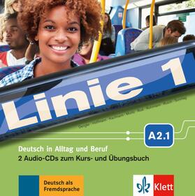 Dengler / Kaufmann / Moritz |  Linie 1 A2.1. 2 Audio-CDs zum Kurs- und Übungsbuch | Sonstiges |  Sack Fachmedien