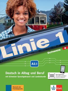 Dengler / Hoffmann / Kaufmann |  Linie 1 Schweiz A2.1. Kurs -und Übungsbuch mit DVD-ROM | Buch |  Sack Fachmedien