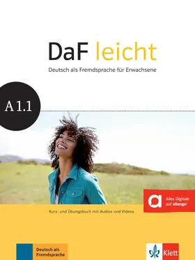 Jentges / Körner / Lundquist-Mog |  DaF leicht A1.1.  Kurs- und Übungsbuch mit Audios und Videos | Buch |  Sack Fachmedien