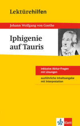 Goethe / Müller |  Lektürehilfen. Iphigenie auf Tauris | Buch |  Sack Fachmedien