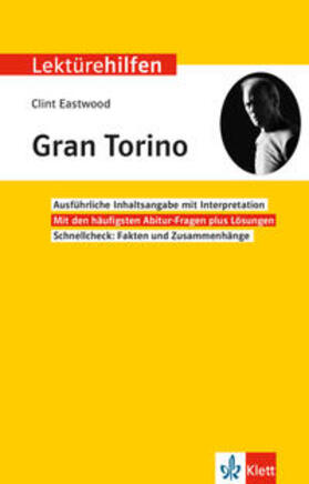Wahl |  Lektürehilfen Clint Eastwood "Gran Torino" | Buch |  Sack Fachmedien