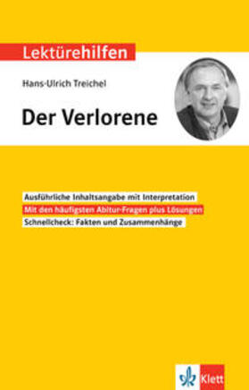 Wahl |  Lektürehilfen Hans-Ulrich Treichel, Der Verlorene | Buch |  Sack Fachmedien