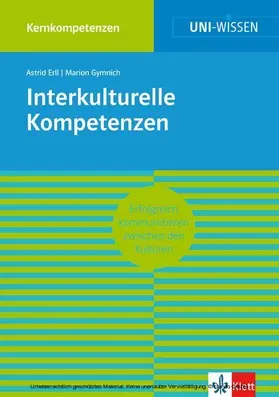 Erll / Gymnich |  Uni-Wissen Interkulturelle Kompetenzen | eBook | Sack Fachmedien