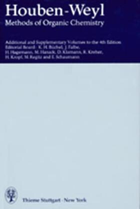 Schaumann |  Houben-Weyl Methods of Organic Chemistry Vol. E 9d, 4th Edition Supplement | Buch |  Sack Fachmedien