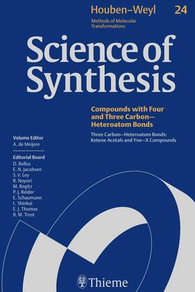de Meijere |  Science of Synthesis: Houben-Weyl Methods of Molecular Transformations  Vol. 24 | Buch |  Sack Fachmedien