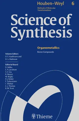 Kaufmann / Matteson |  Science of Synthesis: Houben-Weyl Methods of Molecular Transformations  Vol. 6 | eBook | Sack Fachmedien