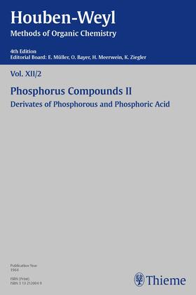 Müller / Müller-Dolezal / Stoltz |  Houben-Weyl Methods of Organic Chemistry Vol. XII/2, 4th Edition | eBook | Sack Fachmedien