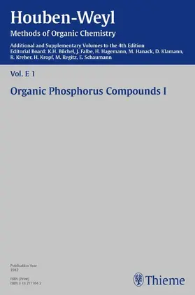 Bestmann / Block / Büchel |  Houben-Weyl Methods of Organic Chemistry Vol. E 1, 4th Edition Supplement | eBook | Sack Fachmedien