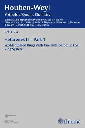 Andreae / Büchel / Czerney | Houben-Weyl Methods of Organic Chemistry Vol. E 7a, 4th Edition Supplement | E-Book | sack.de