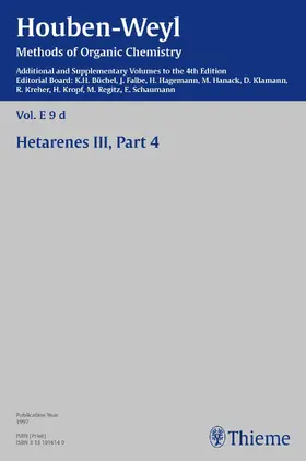 Altenbach / Boyd / Glasenapp-Breiling |  Houben-Weyl Methods of Organic Chemistry Vol. E 9d, 4th Edition Supplement | eBook | Sack Fachmedien