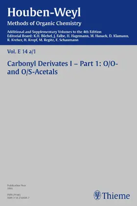 Büchel / Falbe / Hagemann | Houben-Weyl Methods of Organic Chemistry Vol. E 14a/1, 4th Edition Supplement | E-Book | sack.de