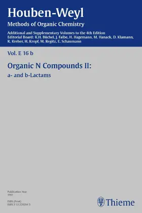 Backes / Büchel / Falbe | Houben-Weyl Methods of Organic Chemistry Vol. E 16b, 4th Edition Supplement | E-Book | sack.de