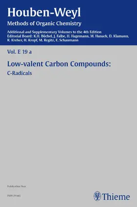 Büchel / Falbe / Fiedler |  Houben-Weyl Methods of Organic Chemistry Vol. E 19a, 4th Edition Supplement | eBook | Sack Fachmedien