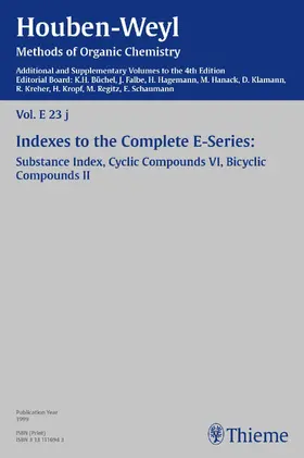 Houben-Weyl | Houben-Weyl Methods of Organic Chemistry Vol. E 23j, 4th Edition Supplement | E-Book | sack.de