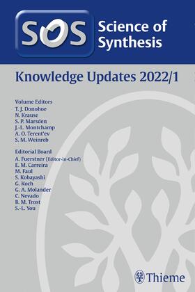 Donohoe / Krause / Marsden |  Science of Synthesis: Knowledge Updates 2022/1 | Buch |  Sack Fachmedien