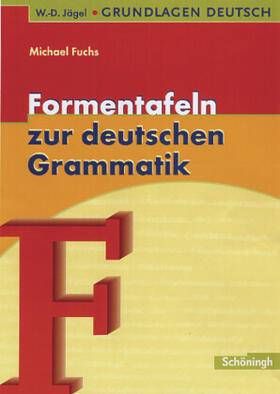 Fuchs |  Grundlagen Deutsch. Formentafeln zur deutschen Grammatik. RSR 2006 | Buch |  Sack Fachmedien