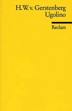 Gerstenberg / Siegist |  Ugolino. Eine Tragödie in fünf Aufzügen | Buch |  Sack Fachmedien