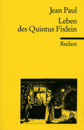 Jean Paul |  Leben des Quintus Fixlein | Buch |  Sack Fachmedien