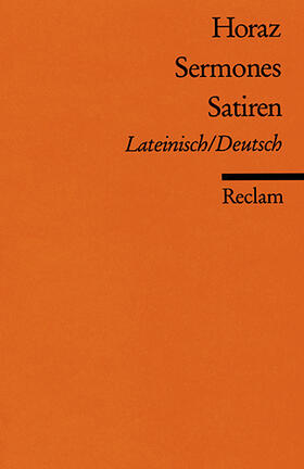 Horaz / Büchner |  Sermones / Satiren | Buch |  Sack Fachmedien