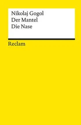 Gogol / Reissner |  Der Mantel / Die Nase | Buch |  Sack Fachmedien