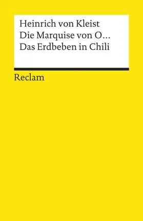 Kleist |  Die Marquise von O... / Das Erdbeben in Chili | Buch |  Sack Fachmedien