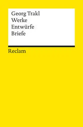 Kemper / Trakl / Max |  Werke, Entwürfe, Briefe | Buch |  Sack Fachmedien