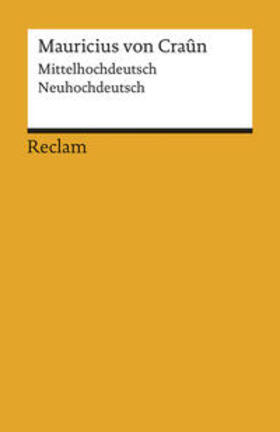 Klein |  Moriz von Craun | Buch |  Sack Fachmedien