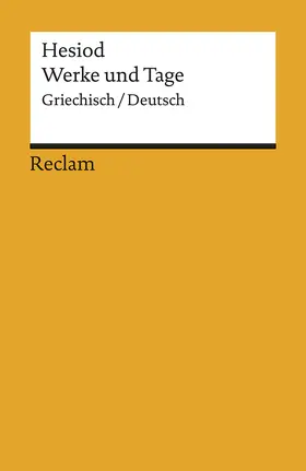 Hesiod / Schönberger |  Werke und Tage | Buch |  Sack Fachmedien