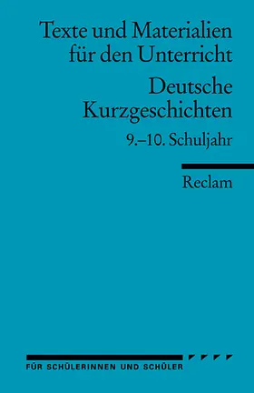 Ulrich |  Deutsche Kurzgeschichten 9. - 10. Schuljahr | Buch |  Sack Fachmedien