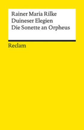 Rilke / Groddeck |  Duineser Elegien. Die Sonette an Orpheus | Buch |  Sack Fachmedien