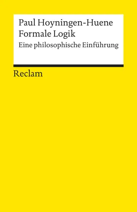 Hoyningen-Huene |  Formale Logik | Buch |  Sack Fachmedien