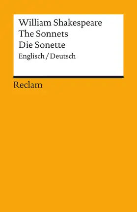 Borgmeier / Shakespeare |  Die Sonette / The Sonnets | Buch |  Sack Fachmedien