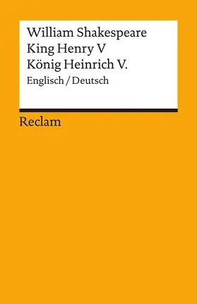 Shakespeare / Hamblock |  King Henry V / König Heinrich V. | Buch |  Sack Fachmedien