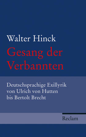 Hinck |  Gesang der Verbannten | Buch |  Sack Fachmedien