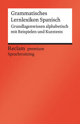 Varela Navarro |  Grammatisches Lernlexikon Spanisch | Buch |  Sack Fachmedien