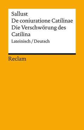 Mohr |  De coniuratione Catilinae / Die Verschwörung des Catilina | Buch |  Sack Fachmedien
