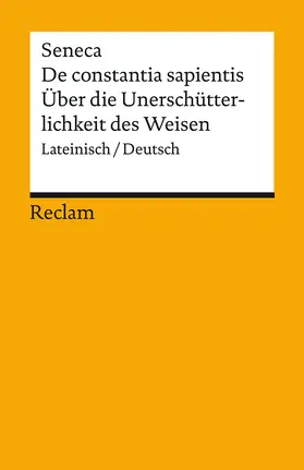 Krapinger |  De constantia sapientis / Über die Unerschütterlichkeit des Weisen | Buch |  Sack Fachmedien