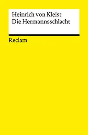 Kleist |  Die Hermannsschlacht. Ein Drama | Buch |  Sack Fachmedien