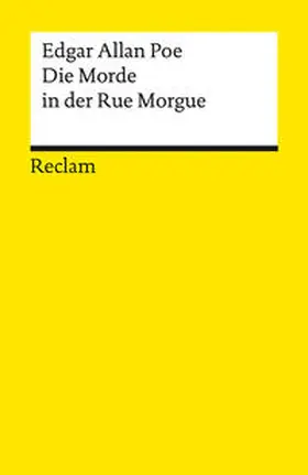 Poe |  Die Morde in der Rue Morgue | Buch |  Sack Fachmedien