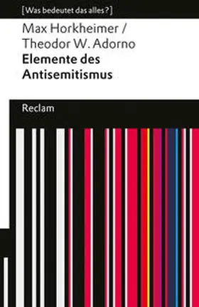 Adorno / Horkheimer / Niklas |  Elemente des Antisemitismus. Grenzen der Aufklärung | Buch |  Sack Fachmedien