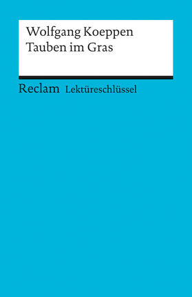 Koeppen / Pütz |  Tauben im Gras. Lektüreschlüssel für Schüler | Buch |  Sack Fachmedien