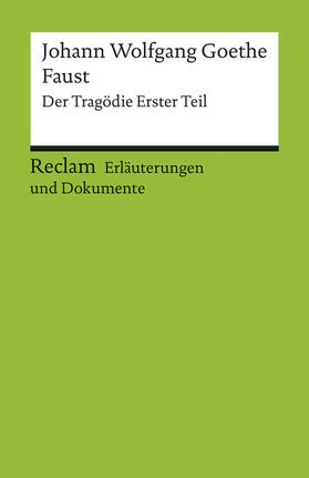 Goethe / Gaier |  Faust. Erläuterungen und Dokumente | Buch |  Sack Fachmedien