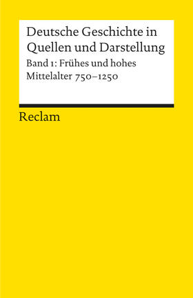 Hartmann |  Deutsche Geschichte 1 in Quellen und Darstellungen | Buch |  Sack Fachmedien