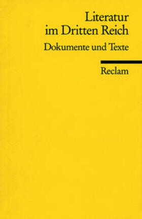 Graeb-Könneker |  Literatur im Dritten Reich | Buch |  Sack Fachmedien