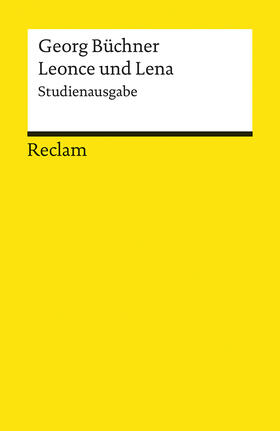 Dedner / Büchner / Mayer |  Leonce und Lena. Studienausgabe | Buch |  Sack Fachmedien