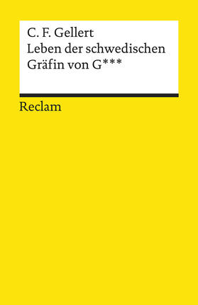 Gellert / Kosenina / Košenina |  Leben der schwedischen Gräfin von G*** | Buch |  Sack Fachmedien