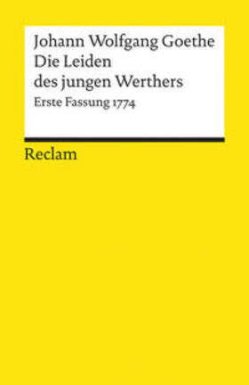 Goethe |  Die Leiden des jungen Werthers | Buch |  Sack Fachmedien